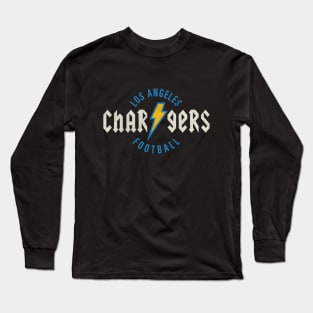 Los Angeles Chargers ACDC by Buck Tee Originals Long Sleeve T-Shirt